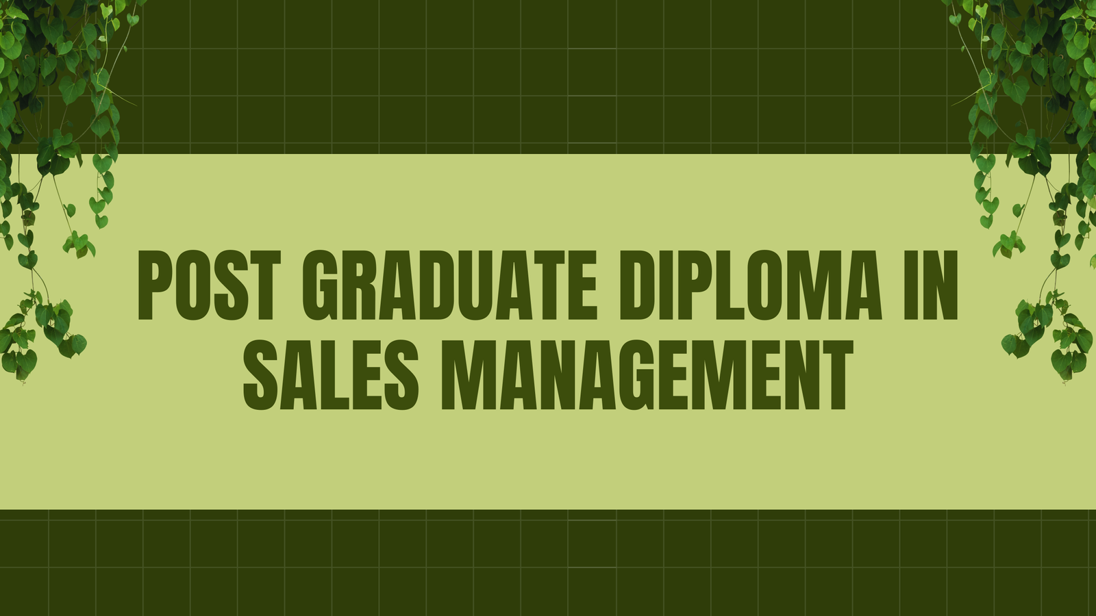 Post Graduate Diploma In Sales Management